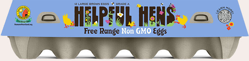 Helpful Hens Free Range Non GMO Eggs